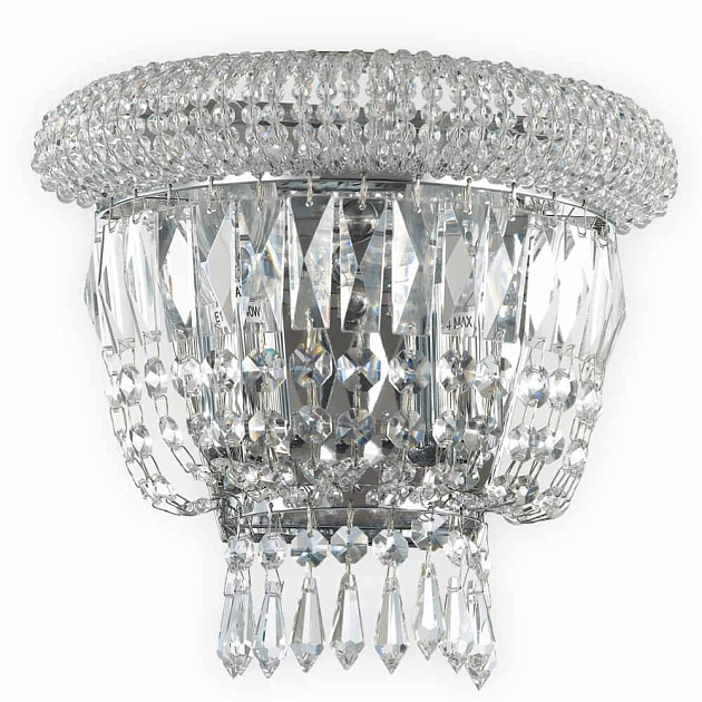Настенный светильник Ideal Lux Dubai AP2 Cromo 207155 изображение Настенный светильник Ideal Lux Dubai AP2 Cromo 207155 Фото №