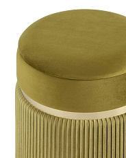 Пуф Stool Group Миранда с ящиком велюр оливковый 19B352VA-8167-21 3