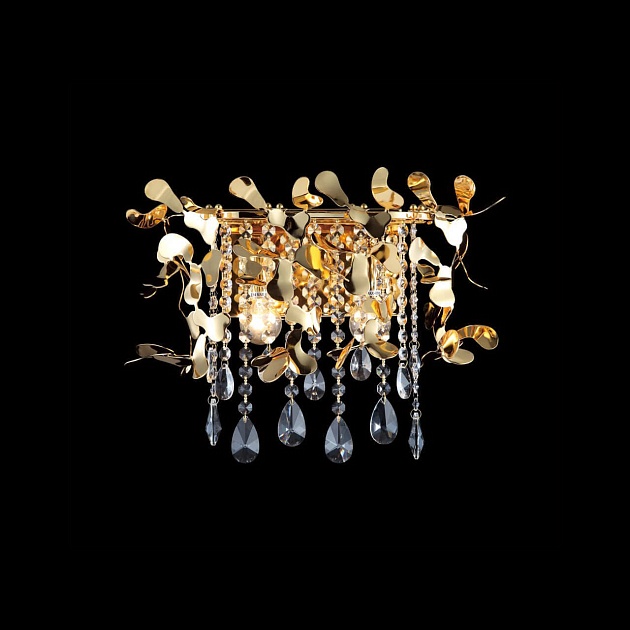 Настенный светильник Crystal Lux Romeo AP2 Gold Фото № 