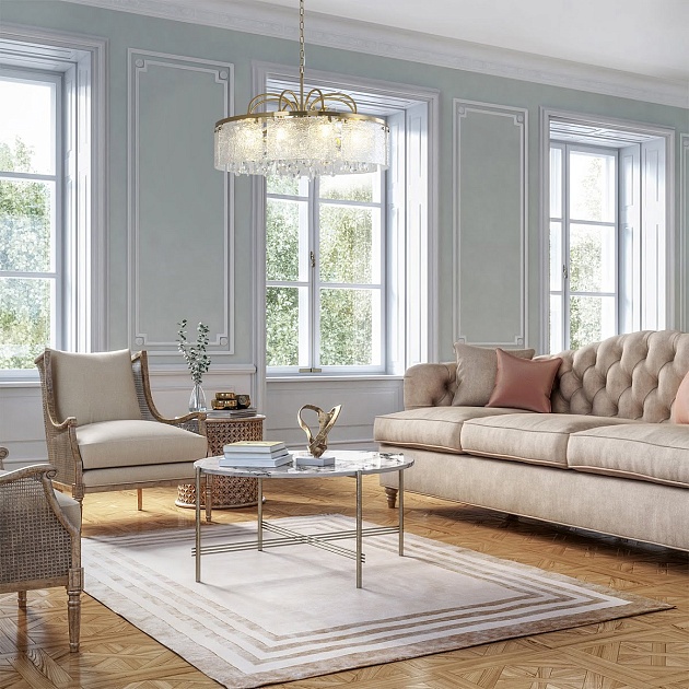 Подвесная люстра Indigo Prosecco 12033/8P Brass V000378 Фото № 4