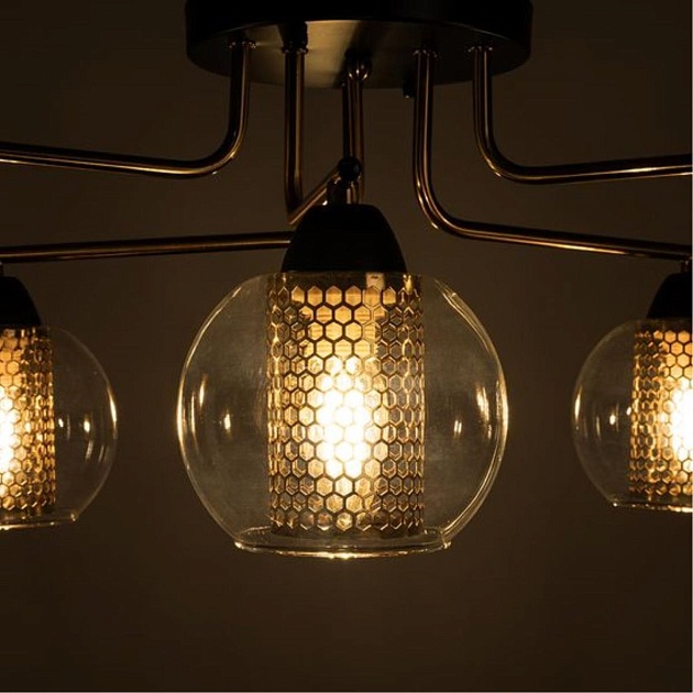 Потолочная люстра Arte Lamp Manchester A7045PL-6BK Фото № 3