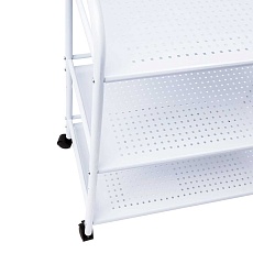 Полка AksHome тележка Lama на колесах, белый, сталь с порошковым покрытием 82271 2