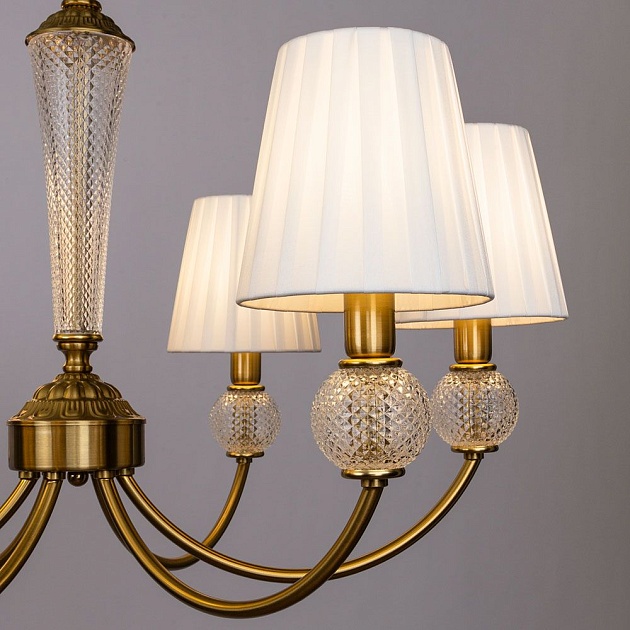 Подвесная люстра Arte Lamp Gracie A7301LM-6PB изображение 5 Подвесная люстра Arte Lamp Gracie A7301LM-6PB Фото № 5
