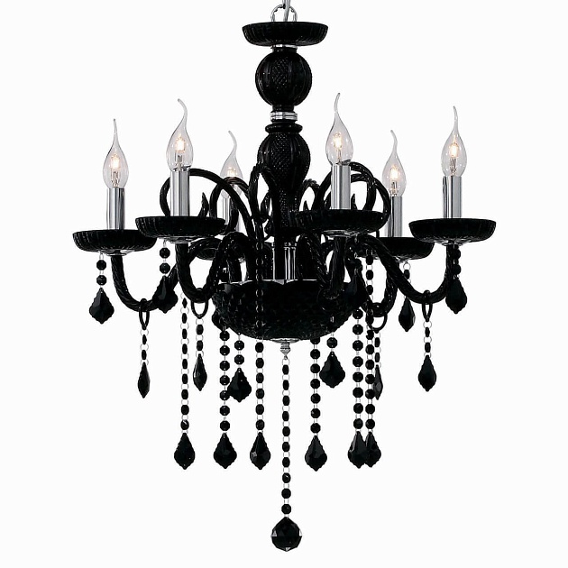 Подвесная люстра Ideal Lux Giudecca SP6 Nero 032504 Фото № 