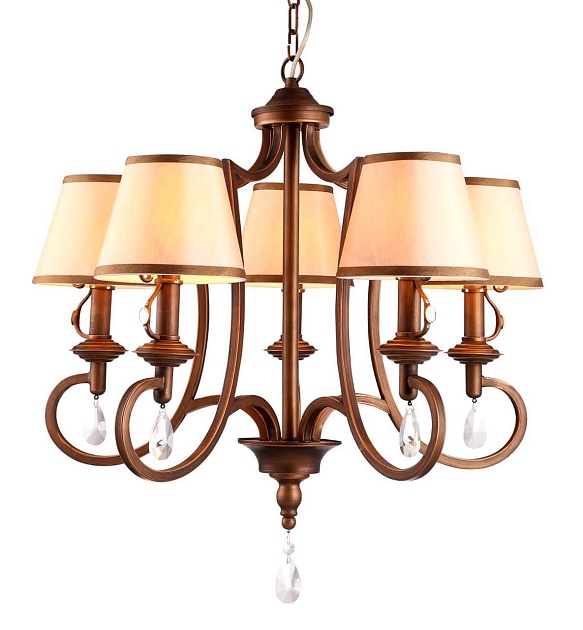 Подвесная люстра Arte Lamp Castello A6016LM-5BG Фото № 