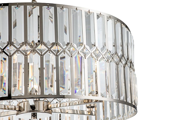 Подвесная люстра iLamp Triumph 6122-600 Nickel Фото № 2