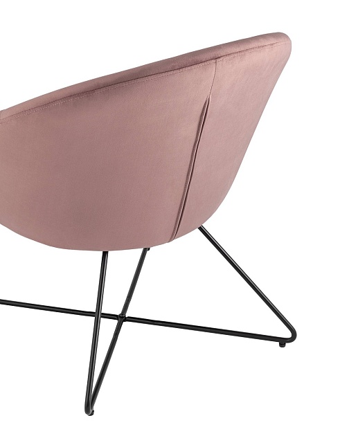 Кресло Stool Group Колумбия велюр пыльно-розовый DOUMBIA HLR-34 Фото № 6