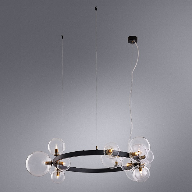 Подвесная люстра Arte Lamp Vincent A7790SP-15BK Фото № 2