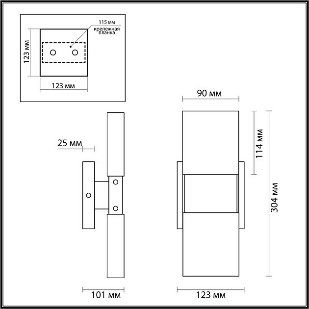 Бра Odeon Light Ricci 4365/5WL изображение 4 Бра Odeon Light Ricci 4365/5WL Фото № 4