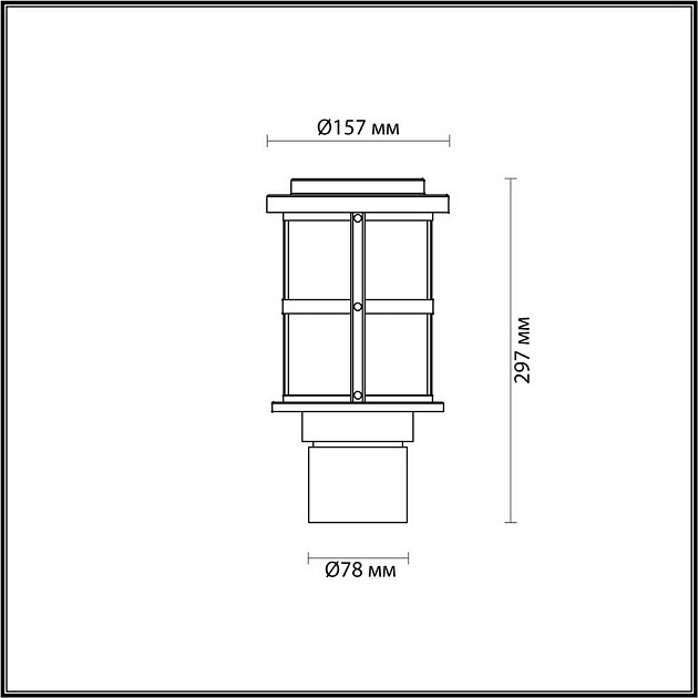 Уличный светильник Odeon Light Nature Magus 4964/1A изображение 6 Уличный светильник Odeon Light Nature Magus 4964/1A Фото № 6