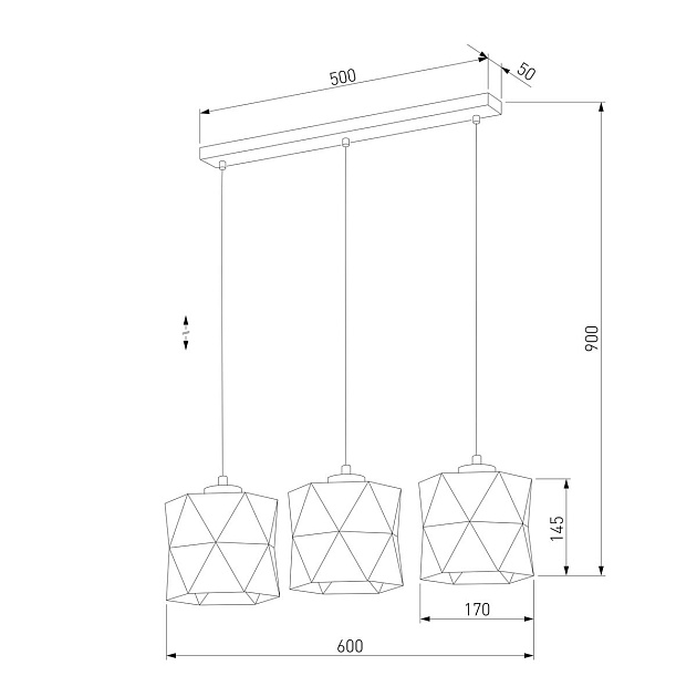 Подвесной светильник TK Lighting 3251 Siro White Фото № 2