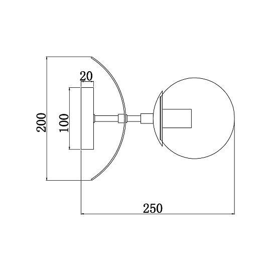 Бра Vele Luce Intenso VL1413W01 Фото № 2