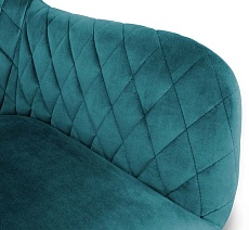 Кресло Sheffilton SHT-ST38/S106 альпийский бирюзовый/черный муар 6743783404 1