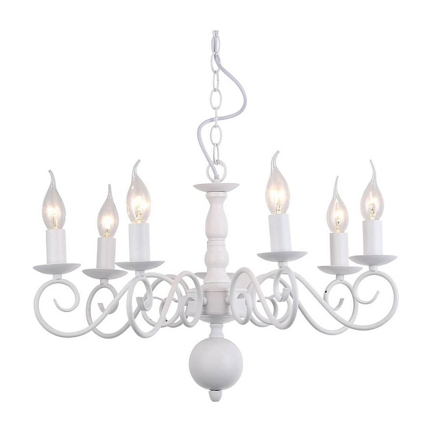 Подвесная люстра Arte Lamp A1129LM-7WH Фото № 3