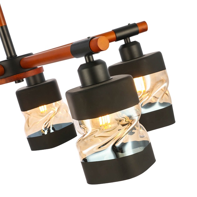 Потолочная люстра Evoluce Abiritto SLE114402-05 изображение 2 Потолочная люстра Evoluce Abiritto SLE114402-05 Фото № 2