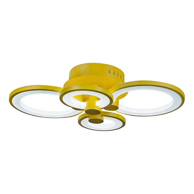 Потолочная светодиодная люстра iLedex Ring A001/4 Yellow Фото № 2