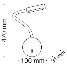 Бра Stem C035WL-L3W3K 1