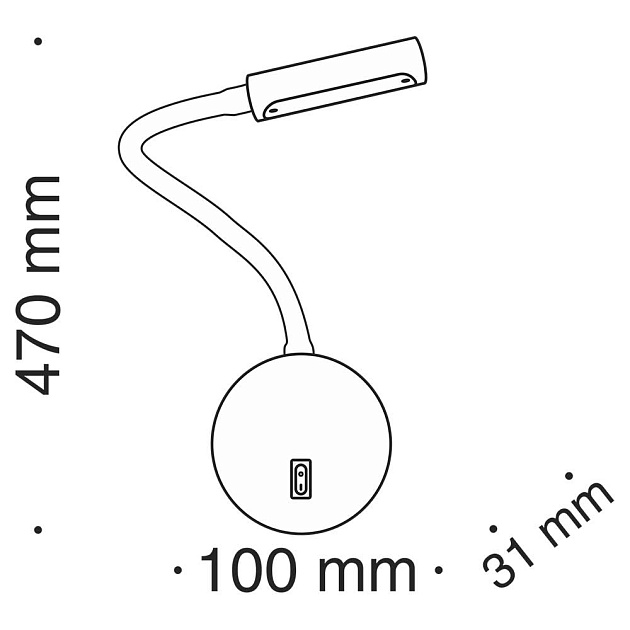 Бра Stem C035WL-L3W3K изображение 2 Бра Stem C035WL-L3W3K Фото № 2