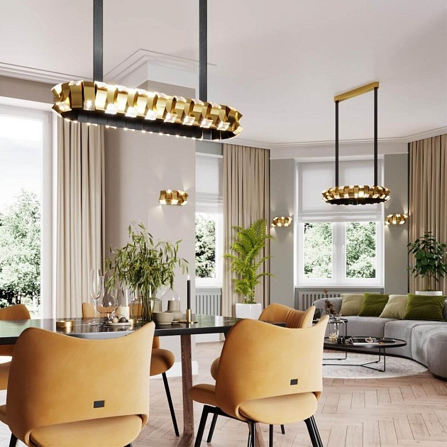 Подвесной светодиодный светильник Odeon Light Asturo 4993/80L Фото № 7