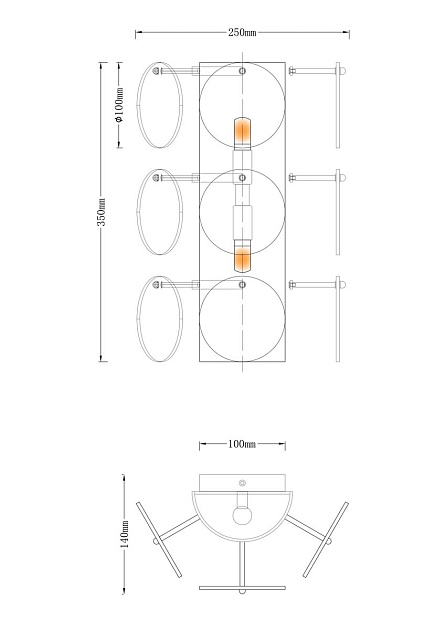 Бра Moderli Komo V7081-2W изображение 2 Бра Moderli Komo V7081-2W Фото № 2