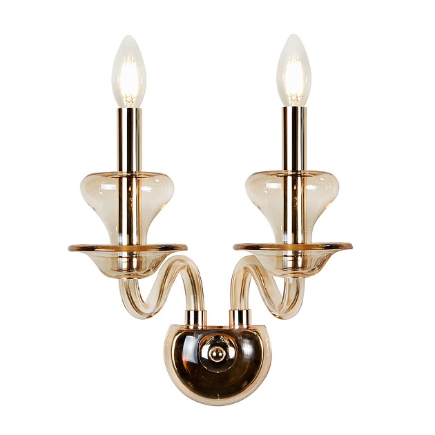 Бра iLamp Mercury W9448-2 Gold изображение Бра iLamp Mercury W9448-2 Gold Фото №