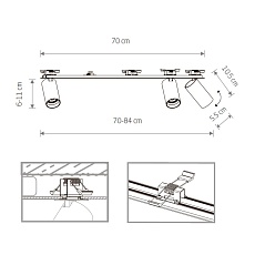 Встраиваемый спот Nowodvorski Mono Surface 7746 1
