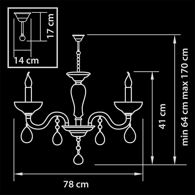 Подвесная люстра Osgona Artifici 719088 изображение 2 Подвесная люстра Osgona Artifici 719088 Фото № 2