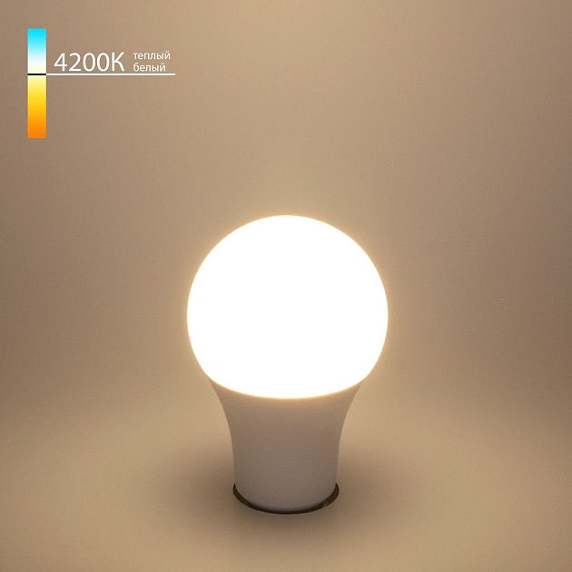 Лампа светодиодная Elektrostandard E27 15W 4200K матовая a048617 Фото № 2