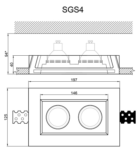 Встраиваемый светильник Artpole SGS4 изображение 3 Встраиваемый светильник Artpole SGS4 Фото № 3
