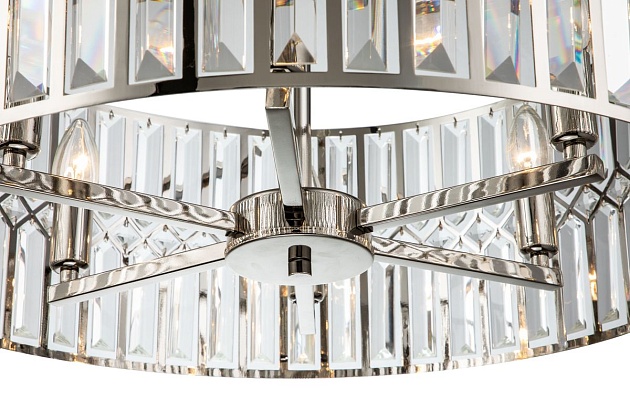 Подвесная люстра iLamp Triumph 6122-600 Nickel Фото № 3