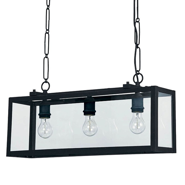 Подвесной светильник Ideal Lux Igor SP3 Nero 092881 Фото № 