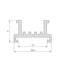 Основание для ленты Arlight SL-Line-2522-2500 033415 1