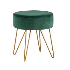 Пуф Stool Group Спейси велюр зелёный vd-spacy-b19