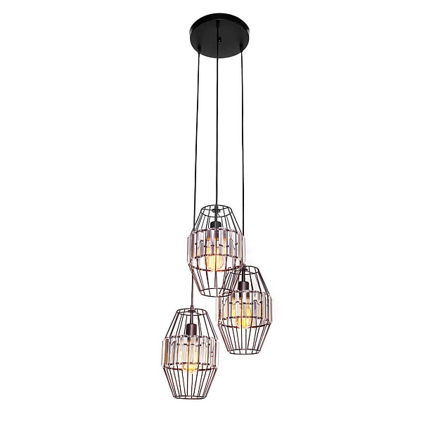 Подвесная люстра Lucia Tucci Industrial 1828.3 Фото № 
