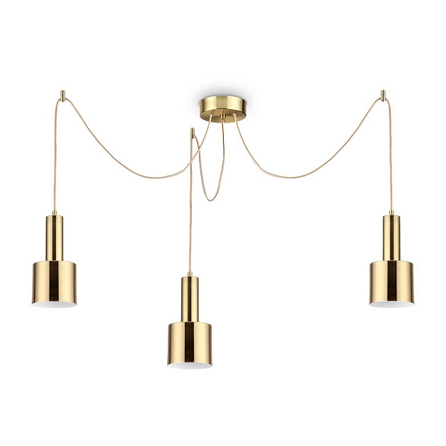 Подвесная люстра Ideal Lux Holly SP3 Ottone Satinato 231600 Фото № 