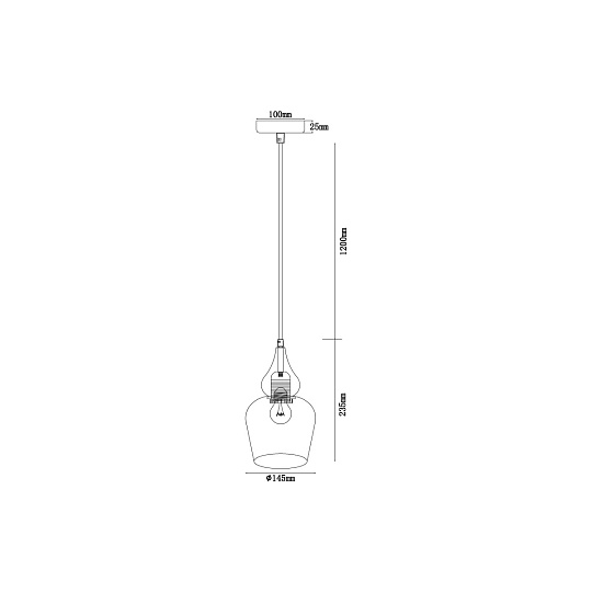 Подвесной светильник Vele Luce Simone VL5564P11 Фото № 4
