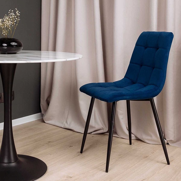 Кухонный стул AksHome Dallas синий, велюр 68749 Фото № 4
