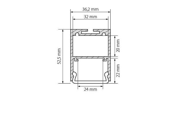 Профиль Arlight ARH-LINE-3750A-2000 ANOD 019615 изображение 2 Профиль Arlight ARH-LINE-3750A-2000 ANOD 019615 Фото № 2