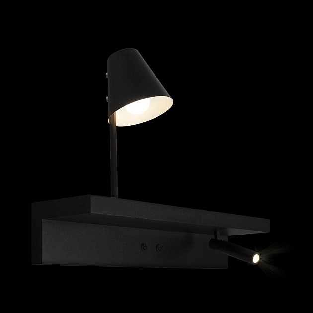 Настенный светильник Loft IT Shelf 10216/2W Black Фото № 8