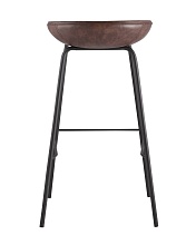 Барный стул Stool Group Турин коричневая экокожа черные ножки 8319TB BROWN 2