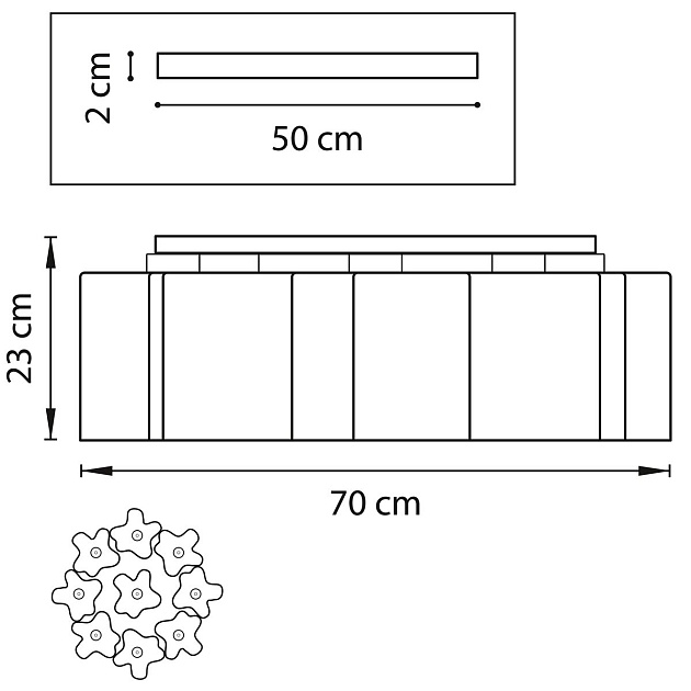 Потолочная люстра Lightstar Nubi 802097 Фото № 3