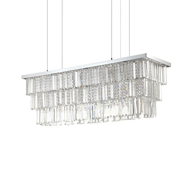 Подвесная люстра Ideal Lux Martinez SP8 Cromo 166360 Фото № 