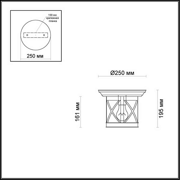 Уличный светильник Odeon Light Nature Sation 4045/1C Фото № 5