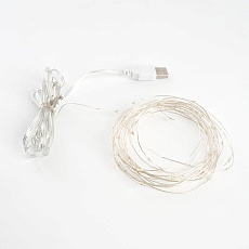 Светодиодная гирлянда Feron Роса USB теплый белый CL575 48183 3