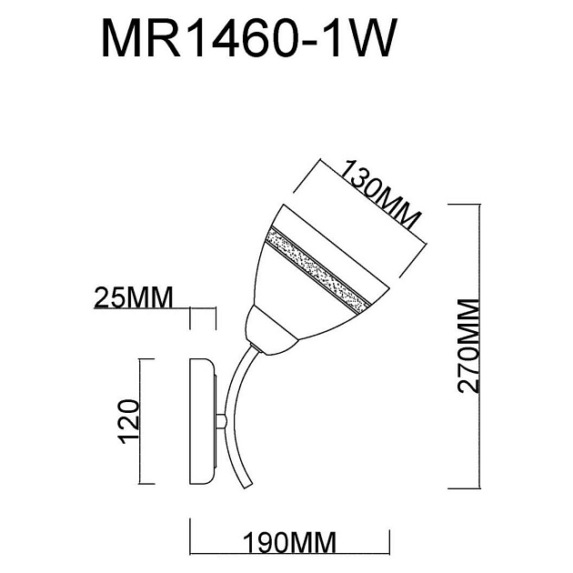 Бра MyFar Emily MR1460-1W Фото № 2