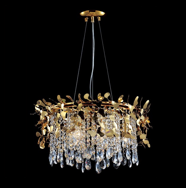 Подвесная люстра Crystal Lux Romeo SP6 Gold D600 Фото № 