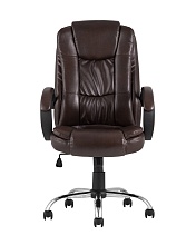 Кресло руководителя TopChairs Atlant коричневое D-430 brown 4