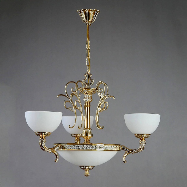 Подвесная люстра Ambiente Toledo 02155/3 WP Фото № 