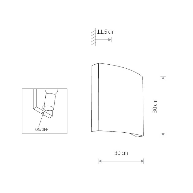 Настенный светильник Nowodvorski Borde I 8044 Фото № 2
