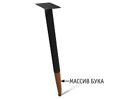 Кухонный стол Sheffilton SHT-TU12/90 МДФ черный/темный орех/мрамор премиум 2672060901 3